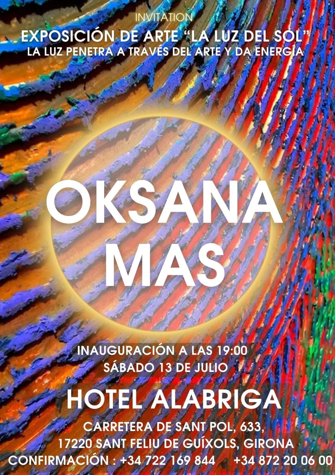 Выставка Оксаны Мас в отеле ALÀBRIGA